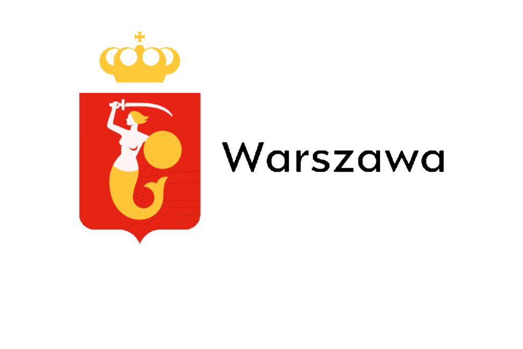 Logo Miasta Stołecznego Warszawy.